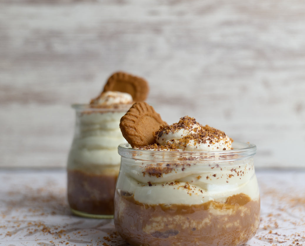 Overnight tiramisu vegan flocons d'avoine — petit-déjeuner riche en fibres — Maison Kå