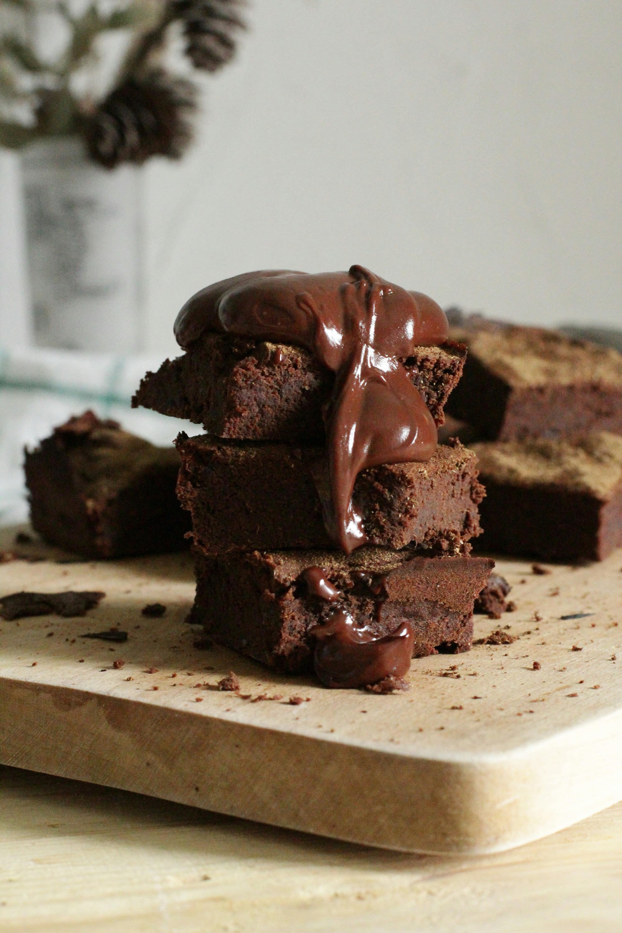 Brownie aux haricots rouges ou noirs